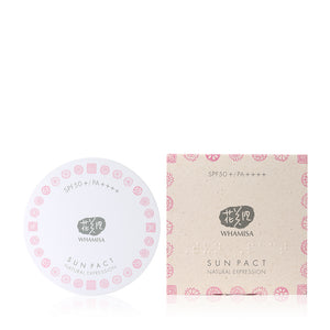 Whamisa Organic Flowers Sun Pact SPF50 - Natural Expression