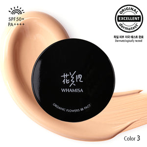 Whamisa Organic Flowers BB Pact - 23 Natural Beige
